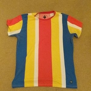 Multicolored striped t-shirt